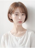 丸みシルエットがかわいい王道ショート