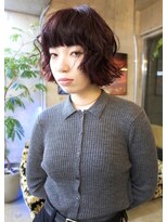 イェン(Yen.)&nbsp;ボルドーカラーボブレイヤー