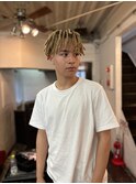 サーフカール/スパイキーショート/ブルーブラック/心斎橋