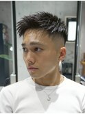 MEN'S/ベリーショート×スキンフェード/短髪/黒髪/ビジネス