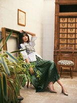 モッズヘア 越谷(mod's hair) 波ウェーブパーマ抜け感ミディアムウルフレイヤーtk1越谷