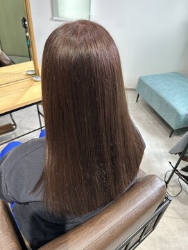 美髪レイヤーストレート