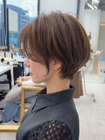 ビューナゴヤ 名駅(VIEW NAGOYA)&nbsp;ショート/オリーブカラー/髪質改善/白髪ぼかし/小顔