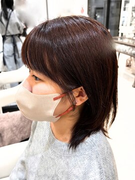 アッシュ 十日市場店(Ash) ピンクブラウンカラー