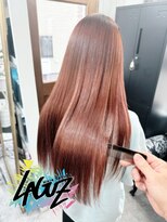 ラグズ 茅ヶ崎(LAGUZ)&nbsp;透明感レッドブラウン × 艶ストレート