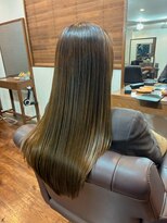 セレスト 心斎橋店(CELESTE)&nbsp;髪質改善カット+クオライン縮毛矯正+3step　トリートメント19000