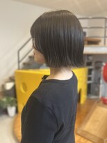 ソルト 舞鶴店(Salt)&nbsp;切りっぱなしボブ/顔周りカット/大人ボブ/うなじ/うなじ脱毛