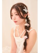 ナチュレル 武蔵新田店(NATUREL)&nbsp;お花と蝶の編み下ろしスタイル