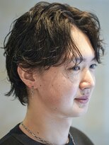 メリケンバーバーショップ コウベ(MERICAN BARBERSHOP KOBE)&nbsp;メンズカットバーバースタイルミディアムパーマ