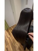 縮毛矯正　髪質改善