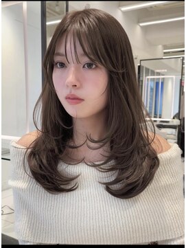 アラワラブルー(arrawarra blue) ミディアムレイヤー/20代/30代/40代/50代/南町/倉敷