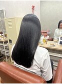絹髪ストレート×髪質改善