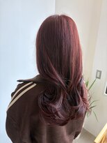 ルオラ(Luora) ブリーチなしダブルカラー×レッド