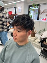 バルべス トーキョー(BARBES TOKYO)&nbsp;直毛の人にオススメ！ニュアンスパーマ【清板】