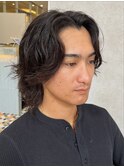 men's/MEN'S/メンズカット/メンズパーマ/郡山/ミディアムパーマ