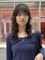 アクアオモテサンドウ(ACQUA omotesando)&nbsp;△レイヤーパーマロングパーマ韓国パーマオリーブベージュ