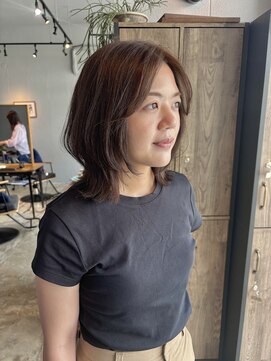 ヘアーループセラデザインワークス(Hair ruup Sela design works) ナチュラルなくびれミディ
