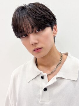 ソアメンズ 渋谷(soar men's) 韓国風ビジネス/シースルーバング×ツーブロック爽やかヘア