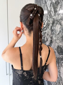 シオン(shion) レディースロングヘアアレンジアップ_ba596952