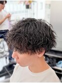 メンズパーマ/シャドウパーマ/波巻きパーマ/縦落ち
