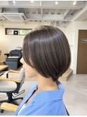 【扱いやすい】自然なショートボブ