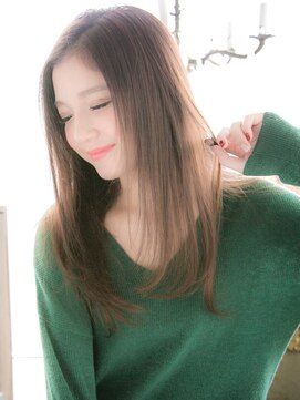 リリアン 表参道(relian) さらつやストレートロング☆ベージュカラー★relian