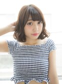 【salon de MiLK原宿】大人かわいいゆるふわウェーブボブ