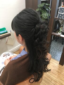 カナオア ヘアーデザイン(kanaoa hair design) ハーフアップ