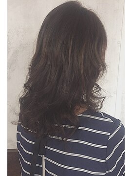 レセ 南柏店(Laissez) ハイライト×巻き髪ウェーブ/顔周りレイヤー/レイヤーカット