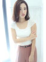 リノン(LINON)&nbsp;ボブ×切りっぱなし×外ハネ