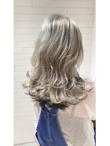 エイト 溝の口店(EIGHT)&nbsp;【EIGHT溝の口】お客様スタイル_デザインカラー切りっぱなしボブ