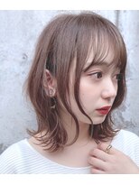 ブルーダー(Bruder)&nbsp;エアリーミディ  ロングボブ　ロブ　外ハネ