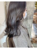 ロプート(Loput) sheer graybeige×long layer