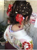 卒業式ヘア