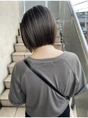 ハイライトbob パツンカット 切りっぱなしbob hiro