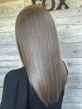 ヘアメイク フォックス 錦店(hair make FOX) 透明感カラー×ロングストレート