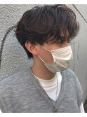 センターパート/メンズパーマ/韓国/清澄白河/住吉