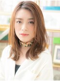 かきあげバング外国人風小顔流れるレイヤーc5浦和20代30代40代