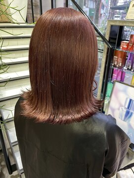 ゼスト 吉祥寺店(ZEST) 【韓国ヘア】透け感チェリーブラウン　zest吉祥寺　青木桜