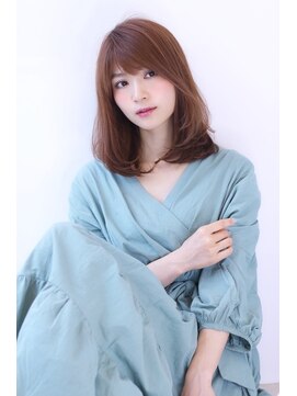 オーロ(ORO) 20代30代40代50代大人ガーリーチョコレートカールミディアム