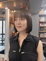 パム 恵比寿(PAM.)&nbsp;艶髪ボブ/ブラントカット/酸性ストレート