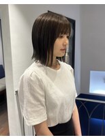 トレス(TRESS)&nbsp;伸ばしかけミニボブ！オリーブグレージュ◎