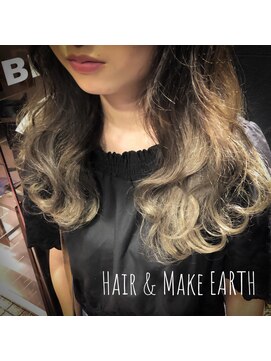 アース 錦糸町店(HAIR&MAKE EARTH) 透明感×バレイヤージュ×ミルクベージュ