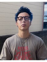 サラ HAIR&MAKE SALA 相模大塚店&nbsp;スパイキーショート　ブルーブラック