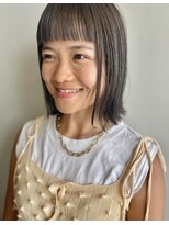 シカタ シーカ 鎌倉(CICATA/ShIKA.)&nbsp;外はねボブ×ストレート前髪　高力優子 /鎌倉＊藤沢