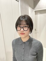 メレ 仙台(Mele)&nbsp;ショートヘアイメチェンハッシュカットフルバング似合わせカット