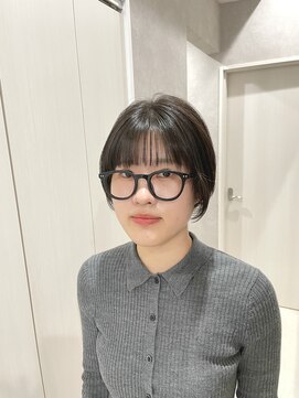 メレ 仙台(Mele) ショートヘアイメチェンハッシュカットフルバング似合わせカット