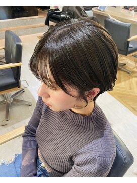 ジーナ 博多筑紫口(Zina) 韓国風おくれ毛カット/ショートボブ/Zina博多筑紫口店