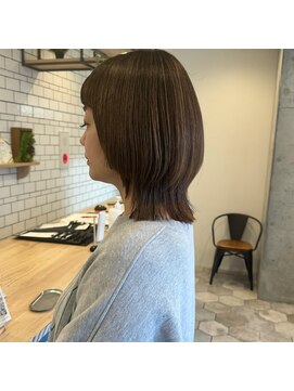 セレイン(serein) マッシュボブ×ハイライトカラー