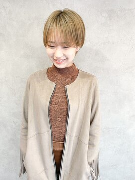 リバー 草加店(RIVER) ハイトーンマッシュショートが可愛い